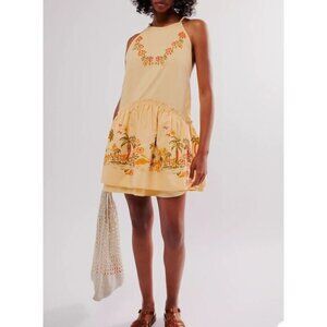 NWOT Free People Deserted Island Mini Dress